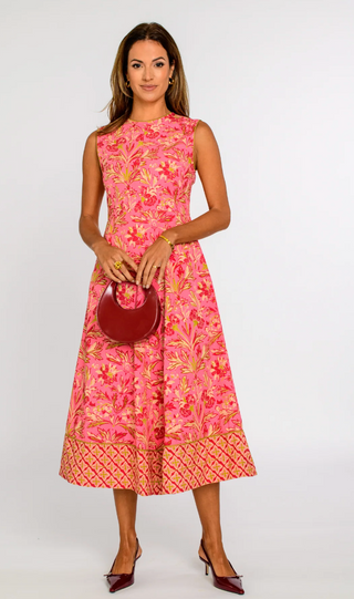 Claire Dress - Grandeur Cherry