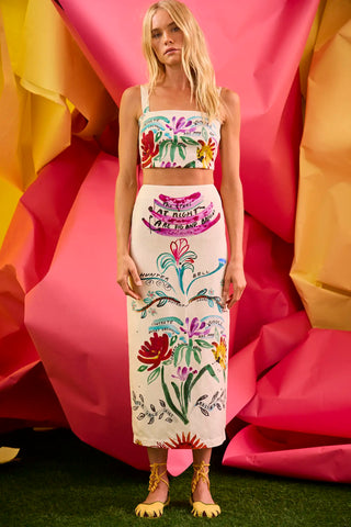 Lynne Skirt - Anniversary Print