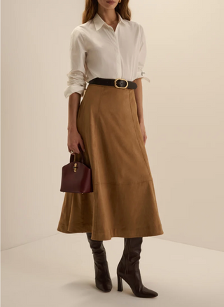 The Aspen Skirt-Camel