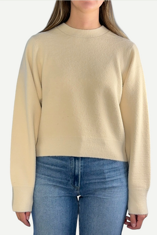 Carrara Solid Sweater - Ecru