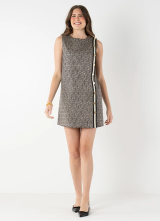 Tory Tunic - Black Tonal Monogram