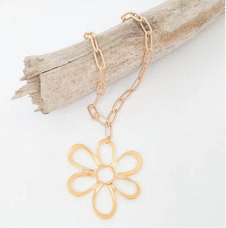 1856DA Abstract Daisy on XL Paperclip 18"