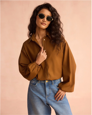 Nero Blouse -Cinnamon