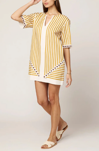 Fiona Mini Dress - Lusso Stripe
