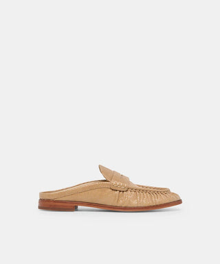 Betzy - Latte Embossed Suede