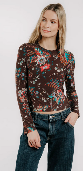 Sarafina Tee - Charlotte Floral Print