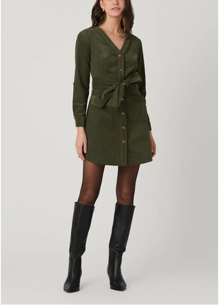 Manon Dress - Forest Green