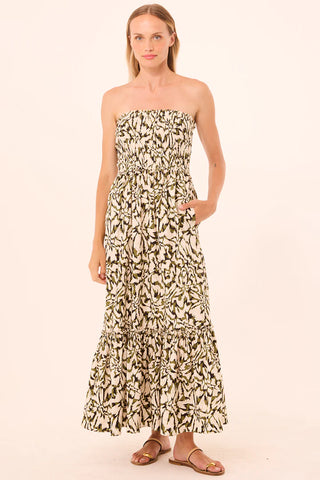 Sanya Dress - Abstract Floraburst