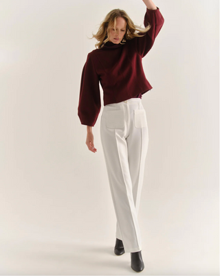 Beverely Trouser - Ivory