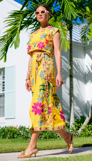 Winnifred Skirt - Tapestry Yellow