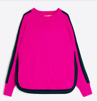 Sweater - Pink/Navy/Green