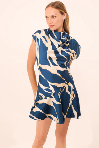 Sandy Dress - Vertical Abstract