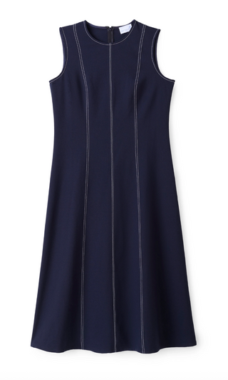 Rain Midi Dress - Dark Navy