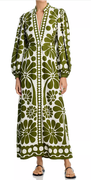 Palermo Green Maxi Dress