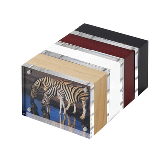 5x7 Natural Wood Back Magnet Frame