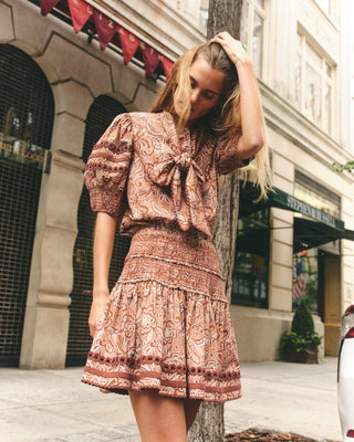 Rhea Mini Skirt - Hazel San Lorenzo Paisley