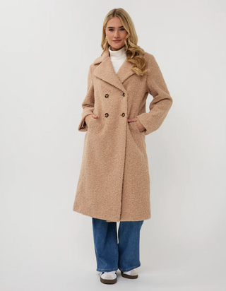 Boucle Coat - Sand