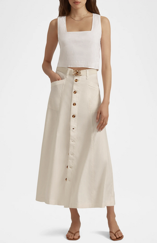 The Lila Skirt - Gardenia