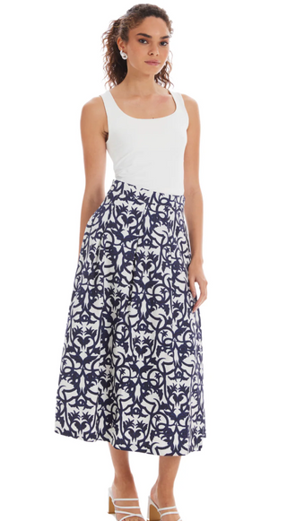 Mabel Skirt - Damask