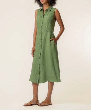 Bowie Button Down A Line Dress