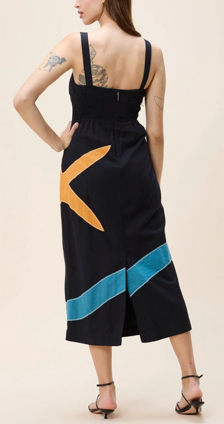 Brie Midi Dress - Black