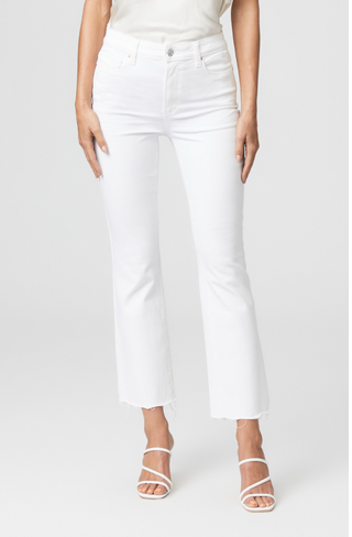 Claudine - Lived in Crisp White with Surf Side Hem