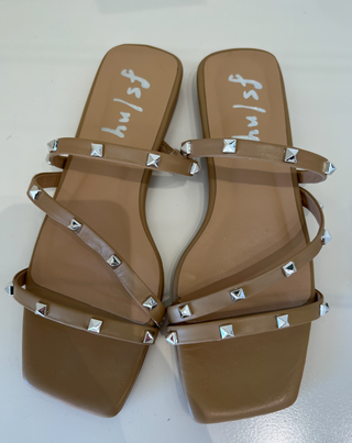 Kappa Sandal, Tan Leather