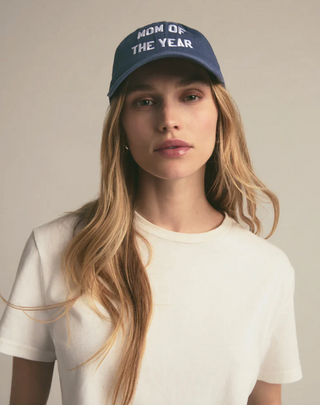 Mom Of The Year Baseball Hat - Navy