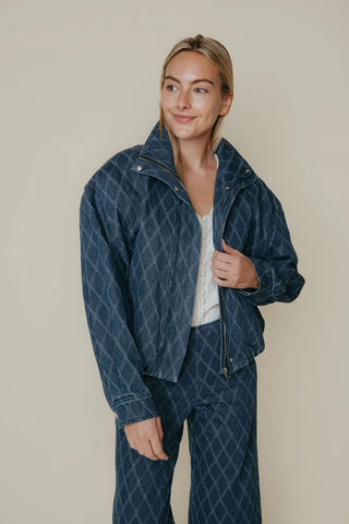 Jenna Jacket - Textured Denim