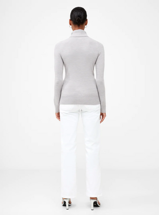 Babysoft Turtleneck Jumper, Dove Grey