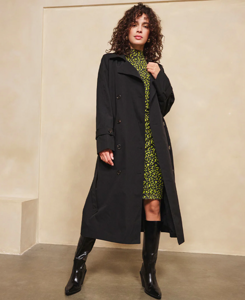 着丈128cm】Super Long Coat 黒 sullen ゴルチエ 着丈128cm】Super