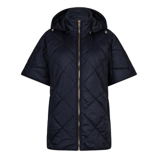 Bodywarmer Quilted Poncho - Navy