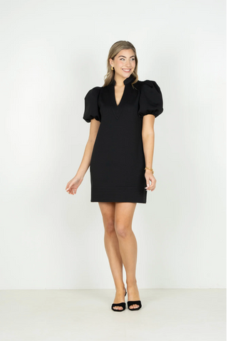 Hampton Stretch Knit Mini - Black