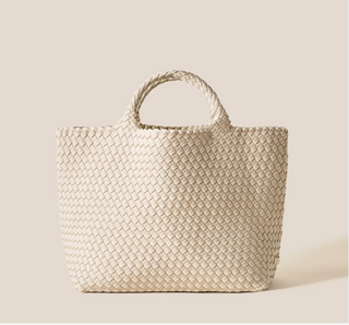 St. Barths Medium Tote - Ecru