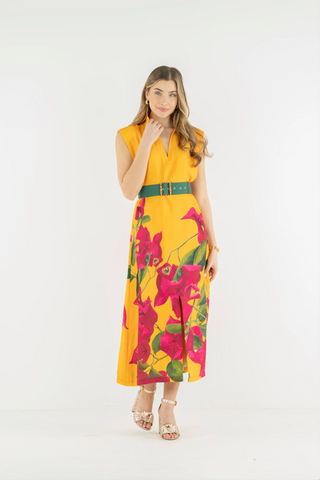 Roma Dress - Bougainvillea