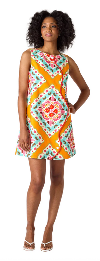 Zaire Dress - Tiles