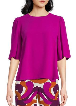 Magnolia Top - Geranium