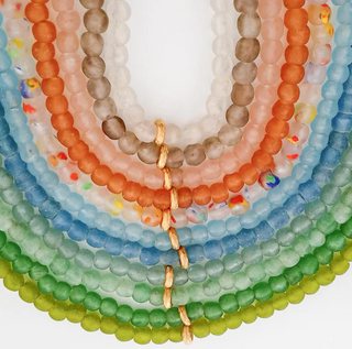 8010G 18" Glass Washer Necklace
