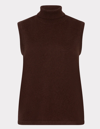 Sleeveless Sweater - Chocolate