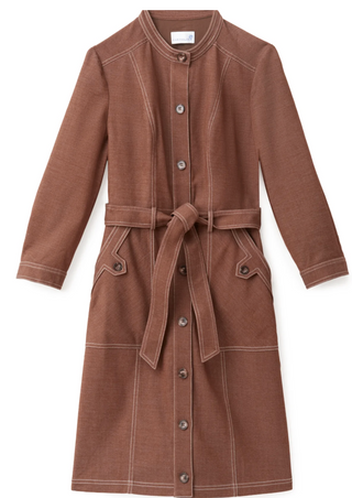 Harris Midi Dress - Mocha