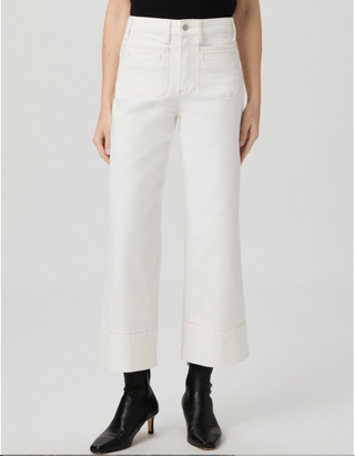 Anessa with Vintage Welt Patch Pockets + Wide Hem - Toasted Ecru