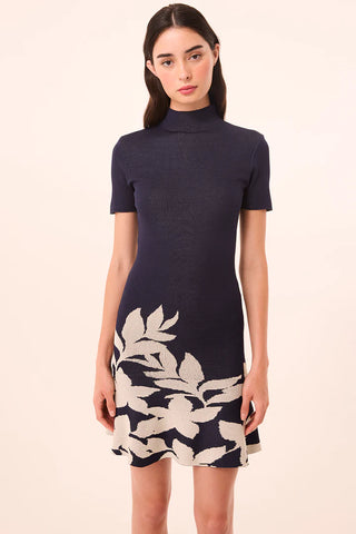 Allie Dress - Navy Flora