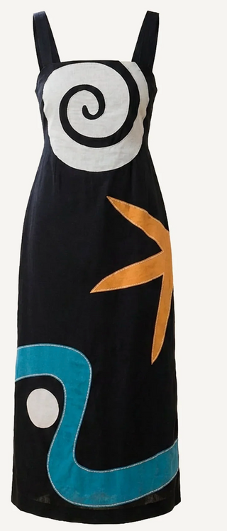 Brie Midi Dress - Black