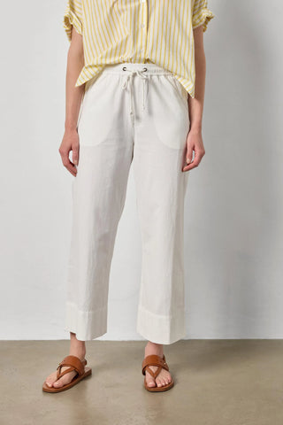 Wide Leg Summer Pant - White