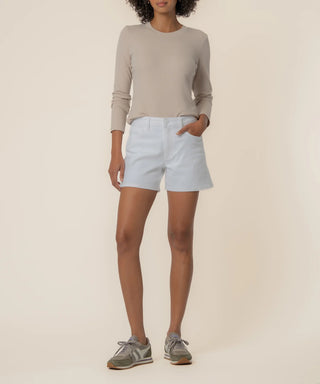 Jane High Rise Short with Regular Hem - Optic White
