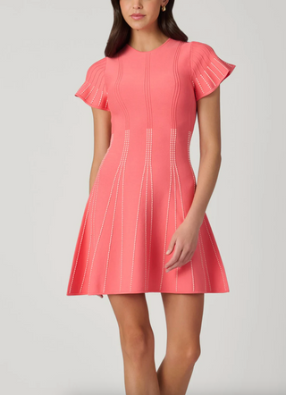 Maddy Dress - Coral/Blush