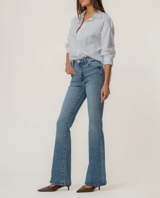 Ana High Rise Fab AB Flare Baby DN All Over - Obtain