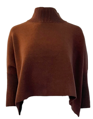 Aja Sweater - Heather Brown