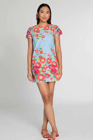 Louisa Dress - Poppy Patch Blueberry