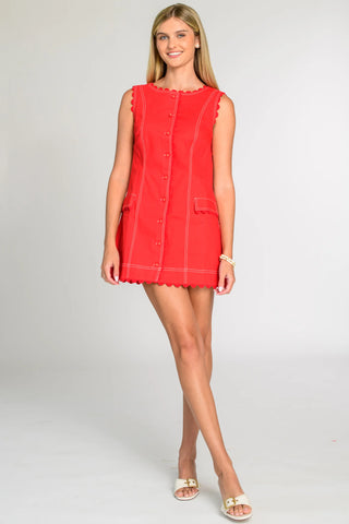 Rory Dress - Poppy Red